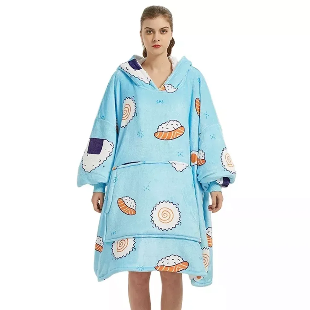The Ultra-Plush Oodie — Premium Wearable Fleece Blanket