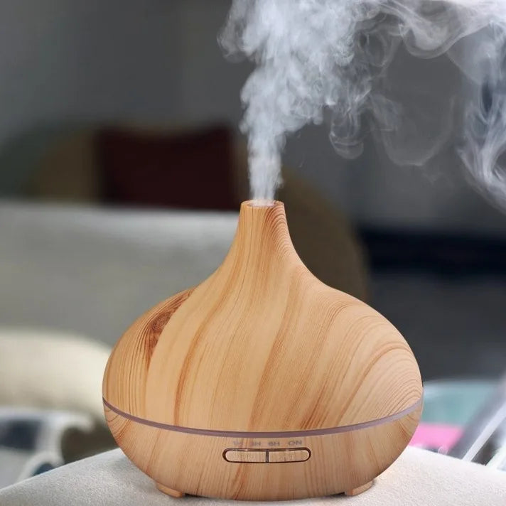 Creative Home Mini Ultrasonic Aromatherapy Humidifier Diffuser Plastic Design USB Powered Low Noise 0.5-1L Capacity 2-8 Hours