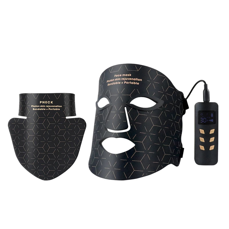 Wholesale OEM Led Facial Mask Silicone Red Light Therapy Face Mask With Custom Logo