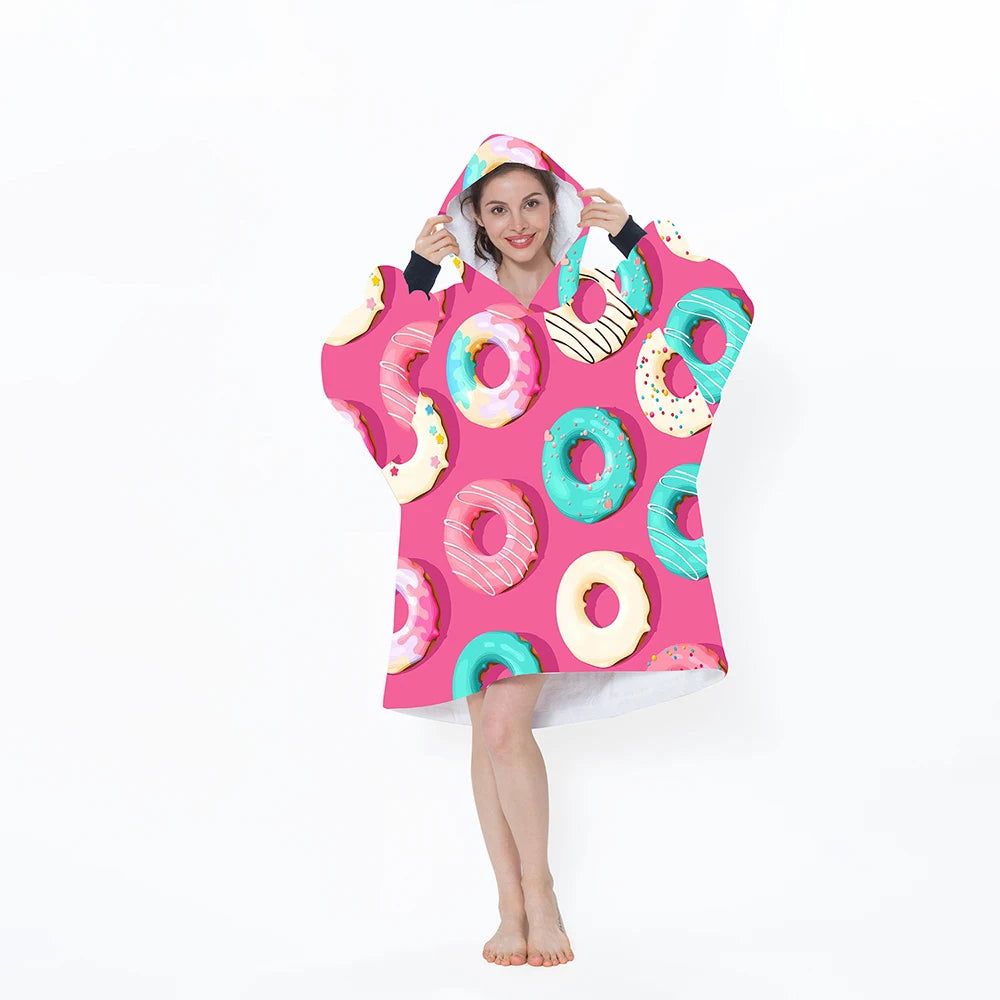 The All-Seasons Oodie — Foldable Wearable Blanket for Adults & Kids