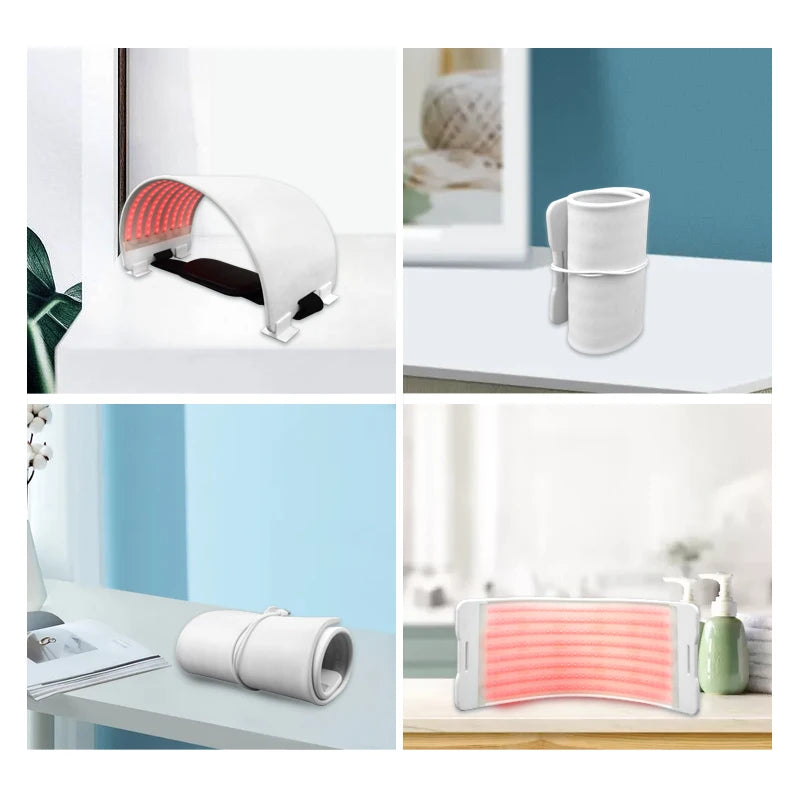 7 Color LED Light Therapy Handheld Machine SPA LED Red Light Therapy Face Mask Instrument ZA Plug Type