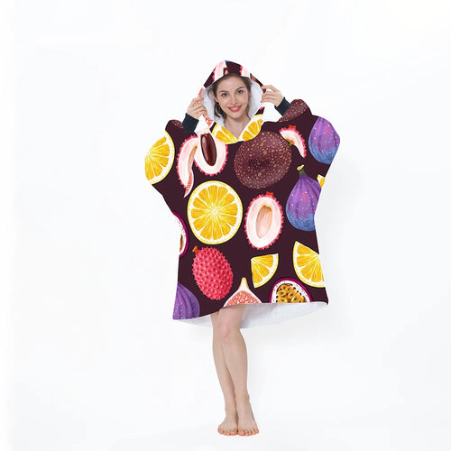 The Classic Oodie — Sherpa Hoodie Blanket