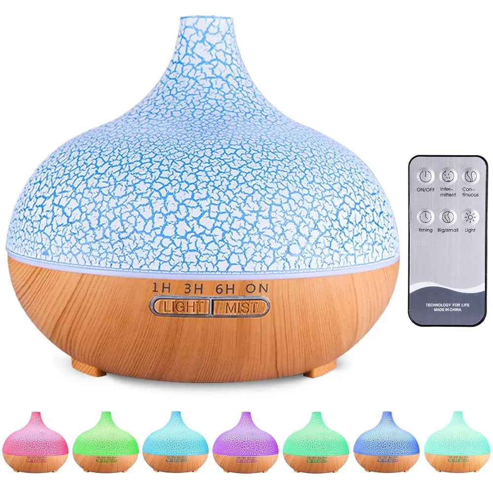 Creative Home Mini Ultrasonic Aromatherapy Humidifier Diffuser Plastic Design USB Powered Low Noise 0.5-1L Capacity 2-8 Hours