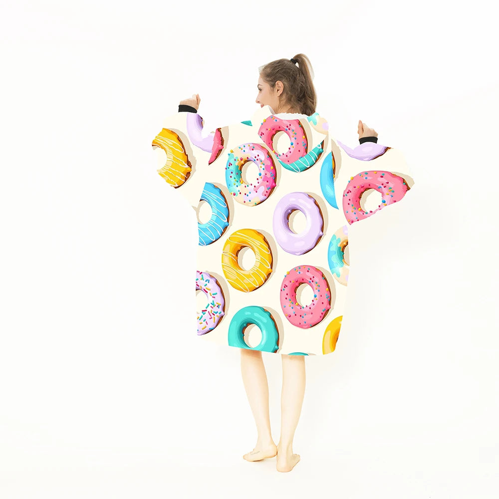 The All-Seasons Oodie — Foldable Wearable Blanket for Adults & Kids