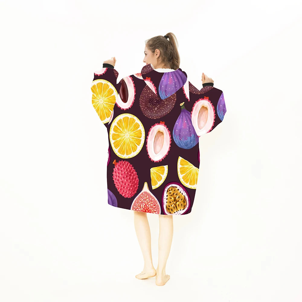 The All-Seasons Oodie — Foldable Wearable Blanket for Adults & Kids