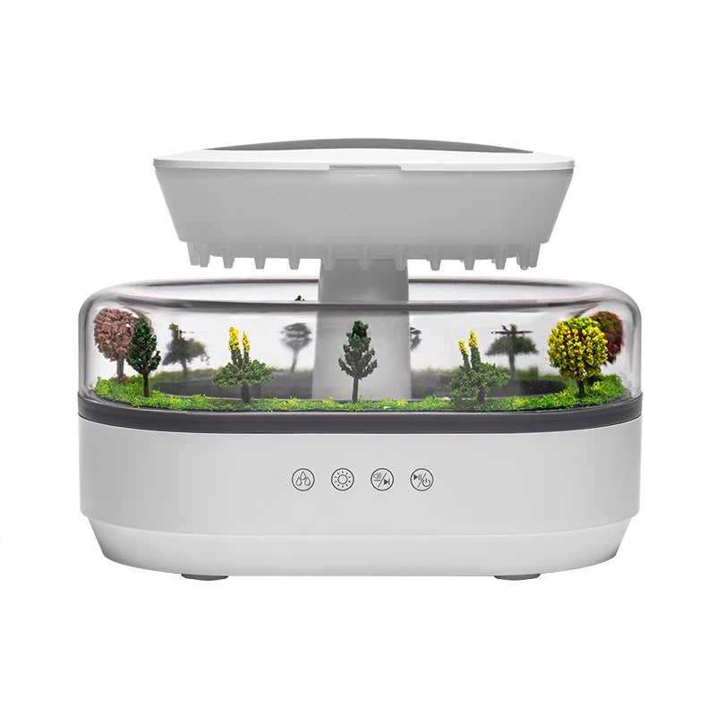 Raindrop Scene Aromatherapy Essential Oil Diffuser Electric Plastic Air Mist Humidifier for Household Use
